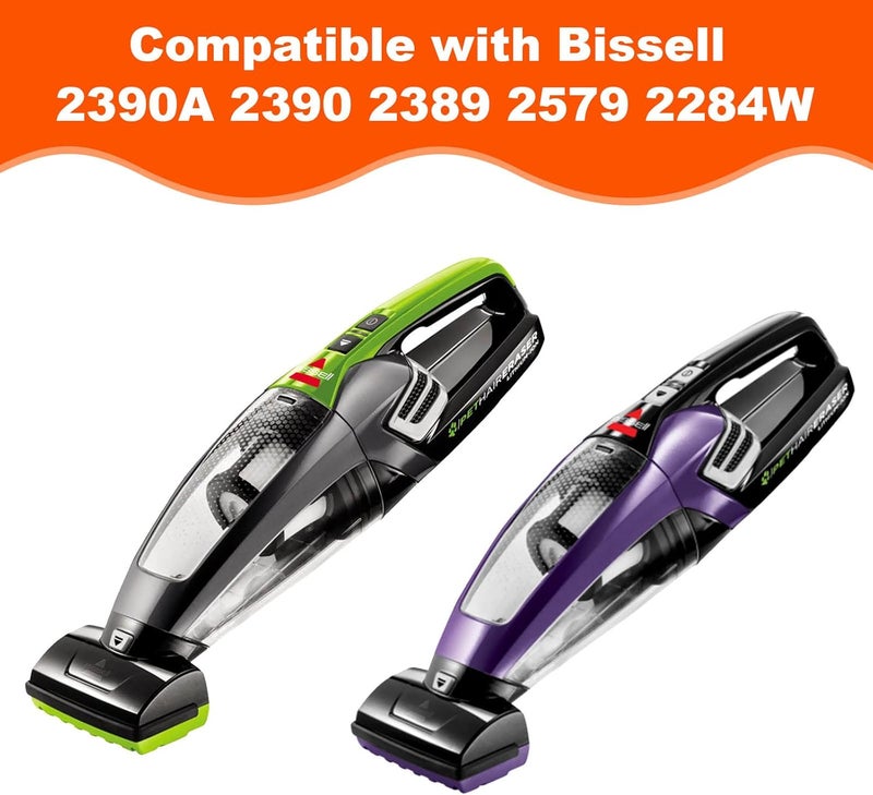 APPLIANCEMATES 3 Pack Handheld Vacuum Filter for Bissell Pet Hair Eraser Lithium Ion Hand Vacuum filter Replacement 2390 2390A 2389 2579 2284W Replaces 1614203 1614212 1614204 with 1 Little Brush for Gift - Image 4